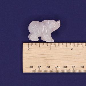 Rose Quartz Bear