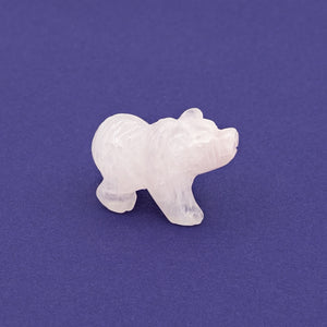Rose Quartz Bear