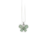 Necklace - Aventurine Green Butterfly $30