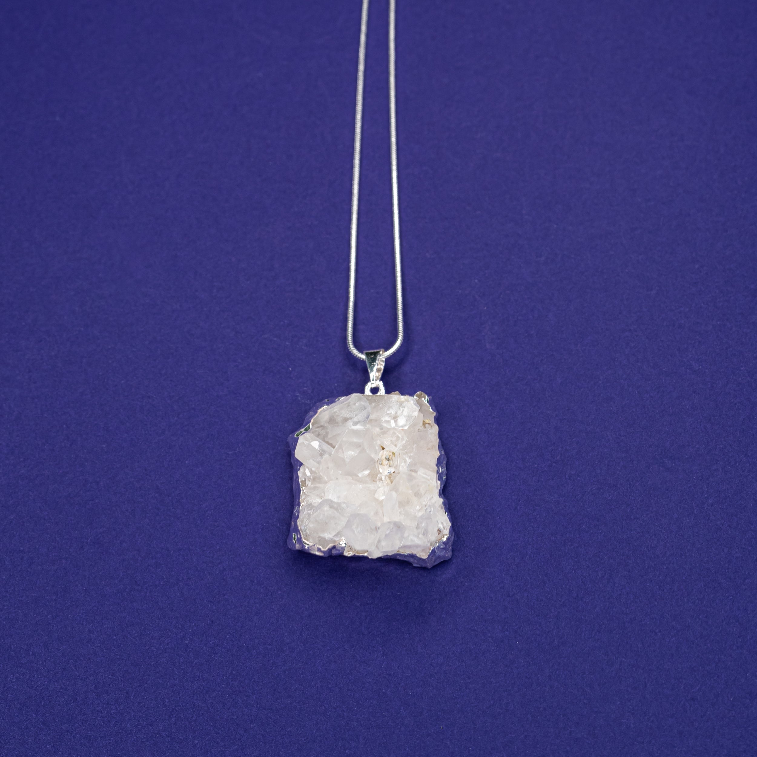 Necklace - Clear Quartz Cluster $35 - Happy Soul Online