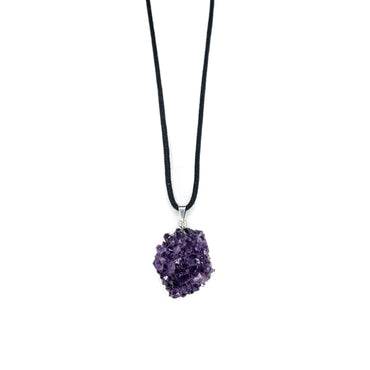 Necklace - Amethyst Cluster $40 - Happy Soul Online