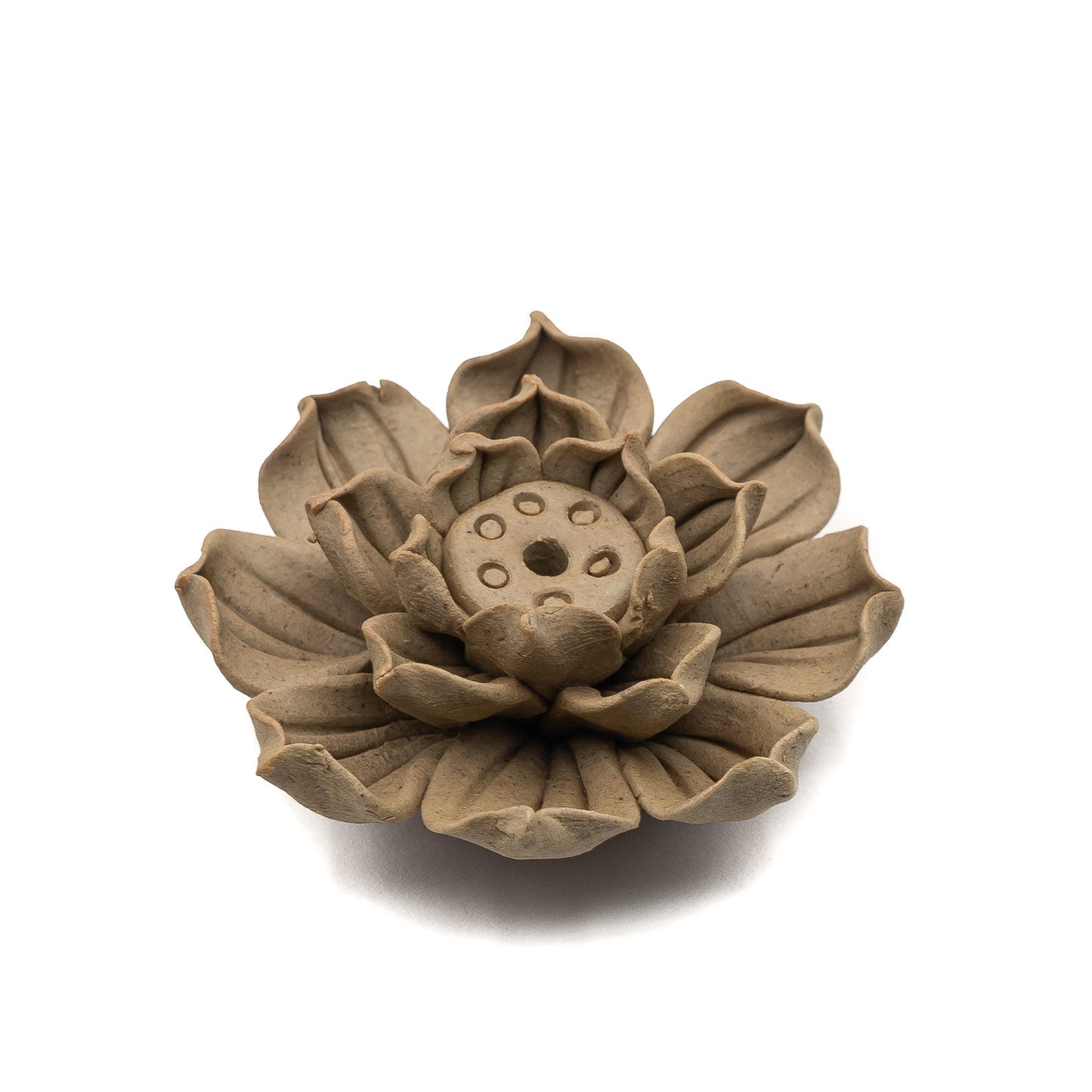 Incense Holder - Clay Lotus