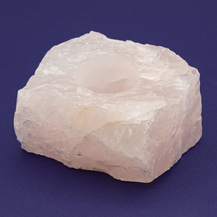 Rose Quartz Candle Holder $70