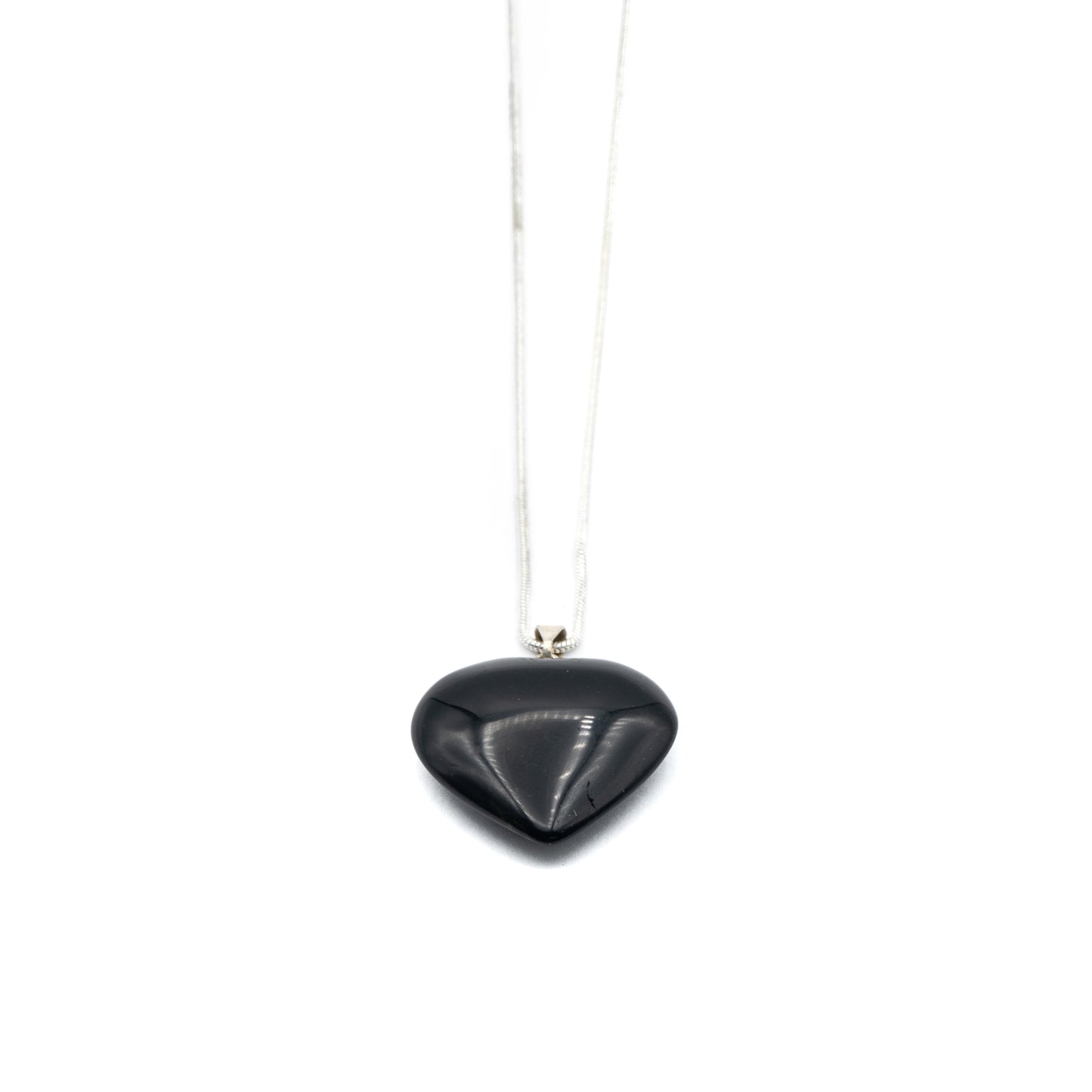 Necklace - Obsidian Heart $25 - Happy Soul Online