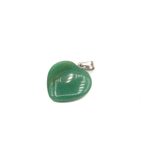 Pendant - Aventurine (Green) Heart $15