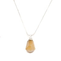 Necklace - Citrine Faceted Teardrop $35 - Happy Soul Online