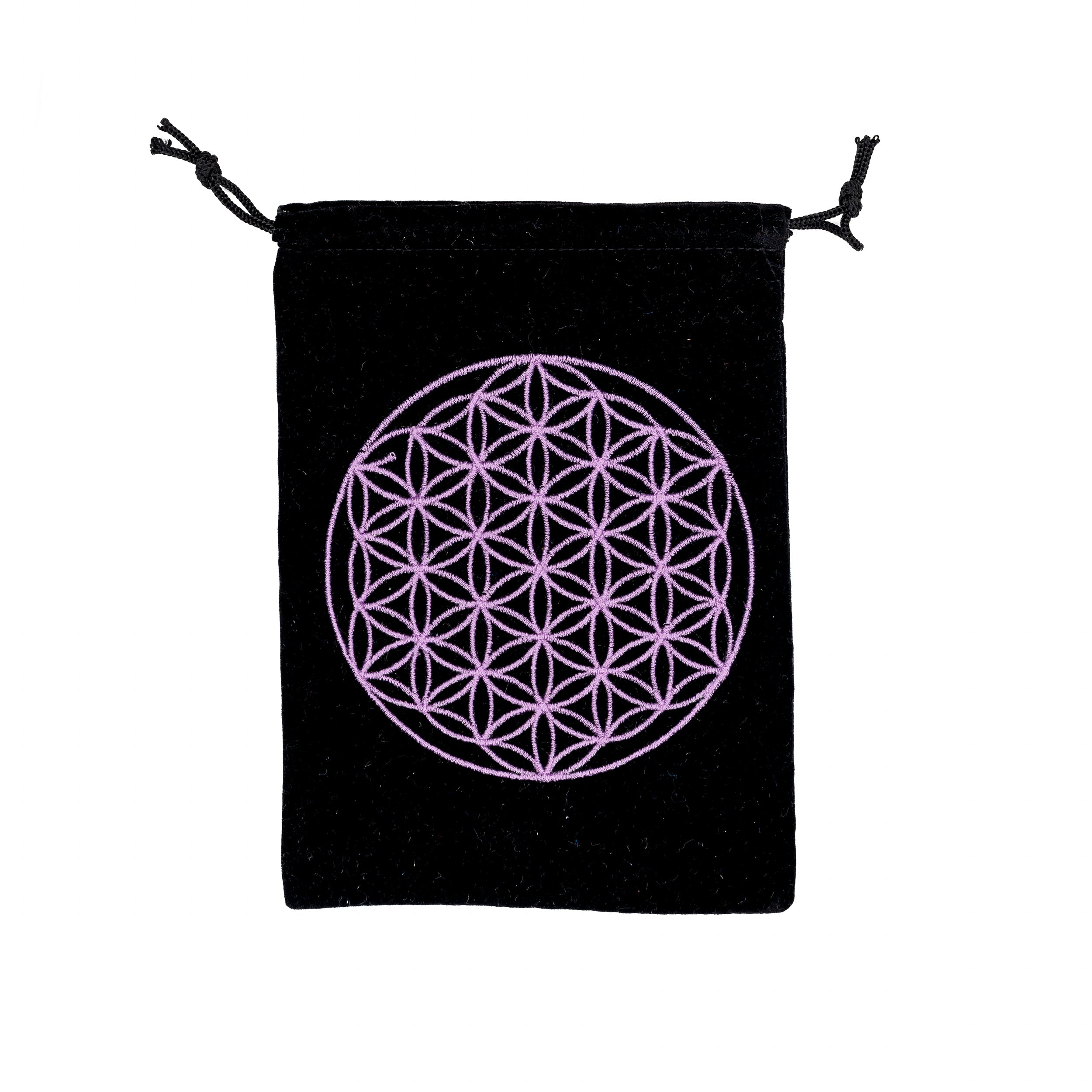 Tarot Bag Embroidered - Flower of Life