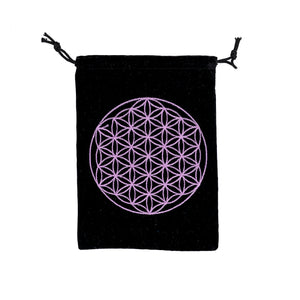 Tarot Bag Embroidered - Flower of Life