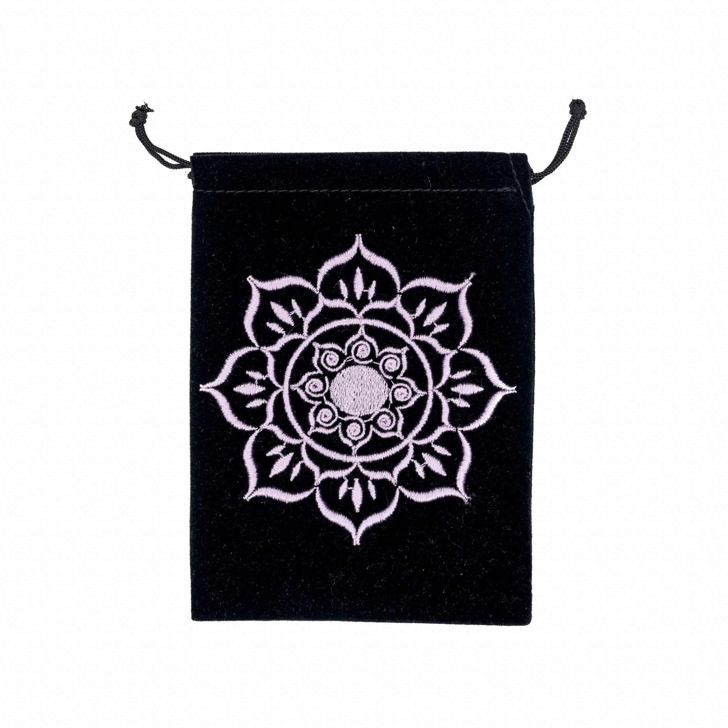 Tarot Bag Embroidered - Lotus Flower