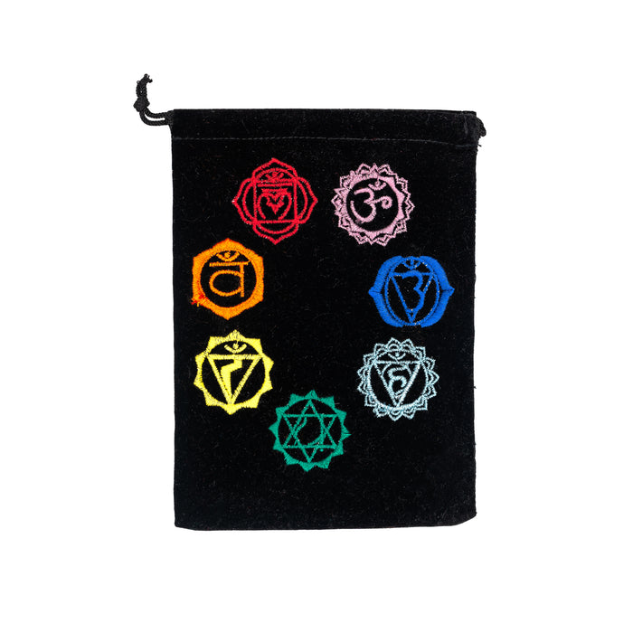 Tarot Bag Embroidered - Chakras