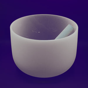 Singing Bowl - Crystal 10" E/Solar Plexus