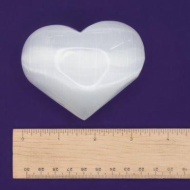 Selenite - Heart $40