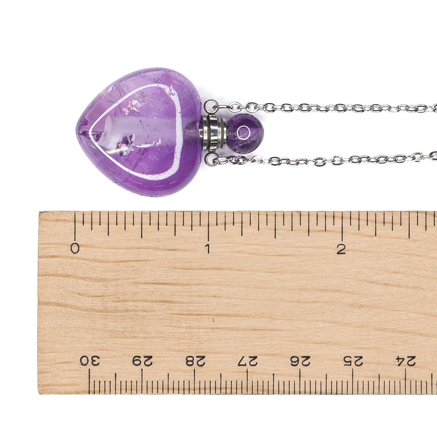 Necklace - Amethyst Fragrance Bottle