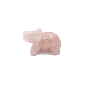 Rose Quartz Elephant $45