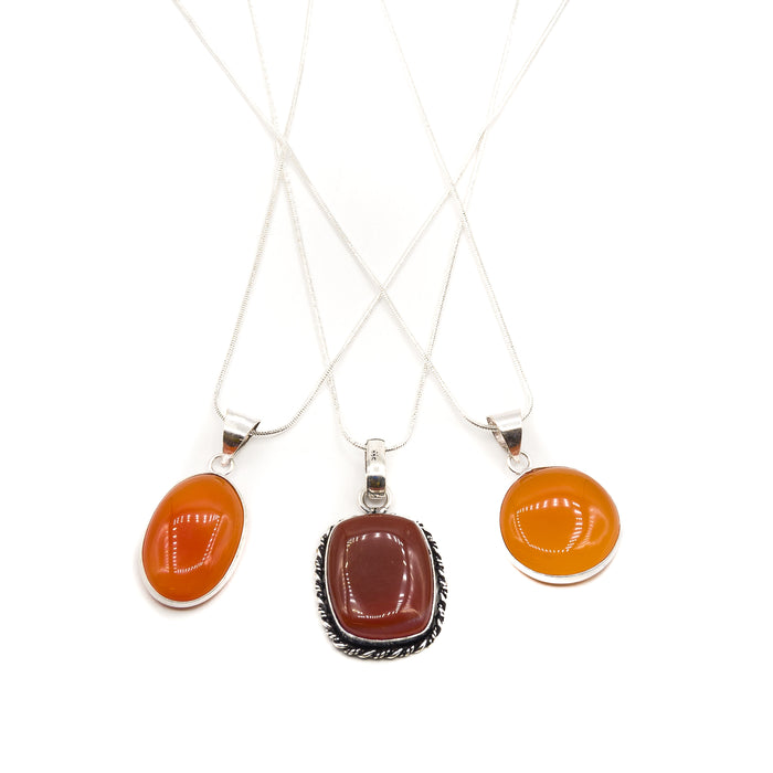 Necklace - Carnelian Assorted Shapes $35