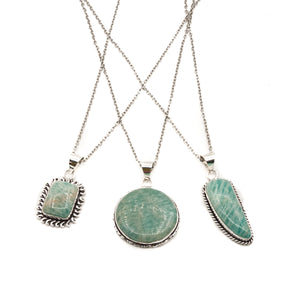 Necklace - Amazonite Assorted Shapes $30