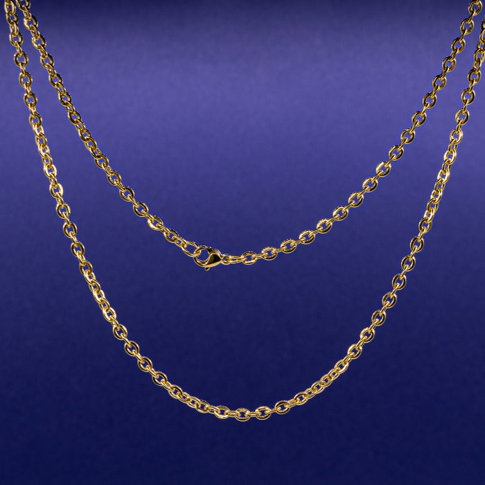 Chain - Gold coloured 24" $8