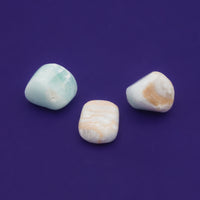 Calcite - Caribbean Blue Tumble $9