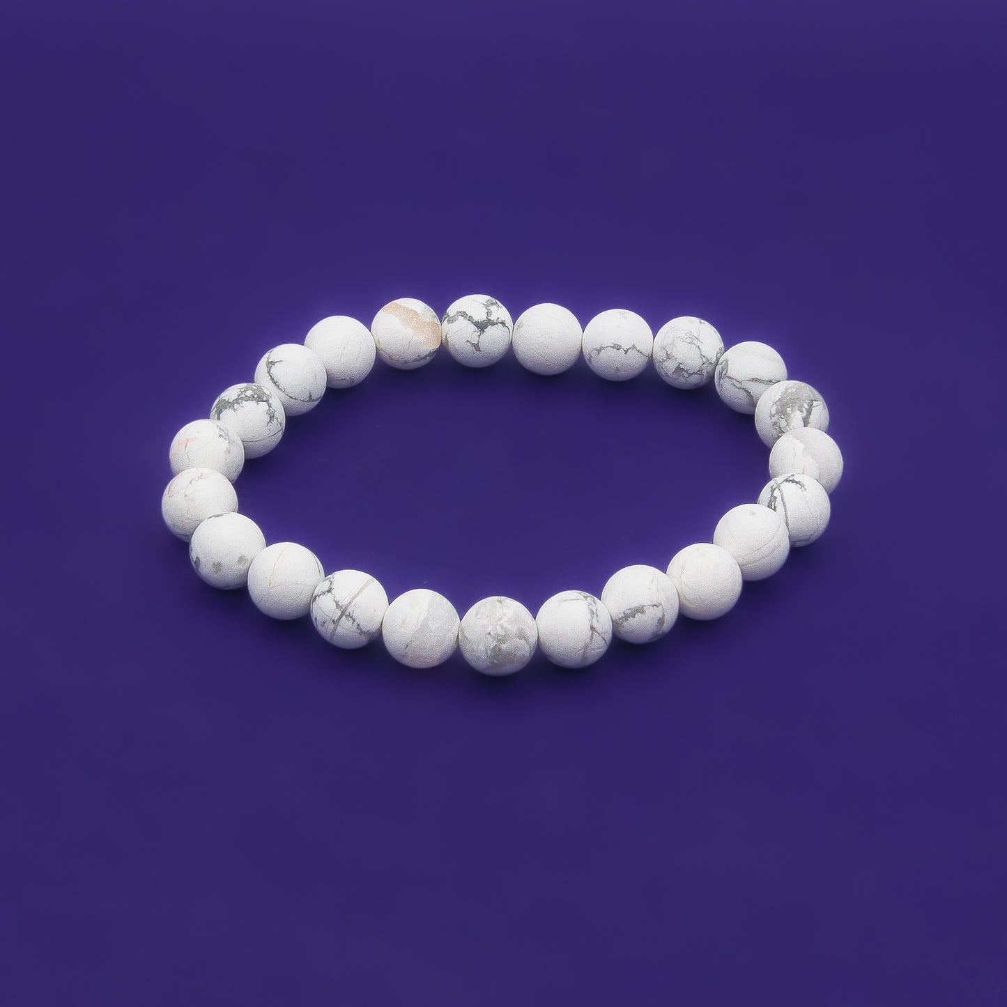 Bracelet - Howlite Matte 8mm