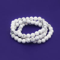 Bracelet - Howlite Matte 8mm