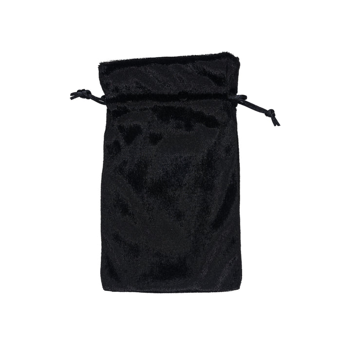Tarot Bag Velvet - Black with Silver