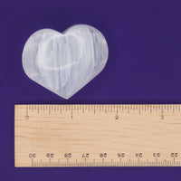 Selenite Heart $20