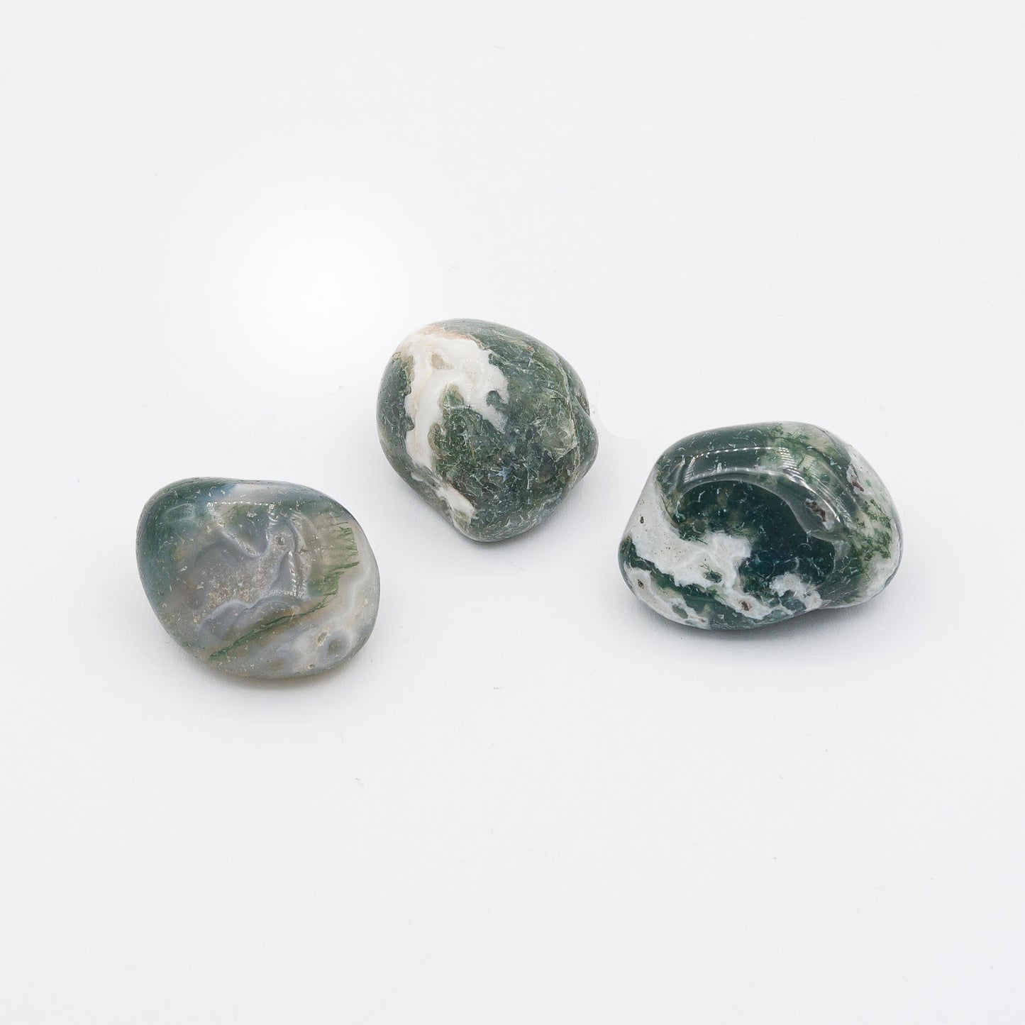 Agate - Moss Tumble $6