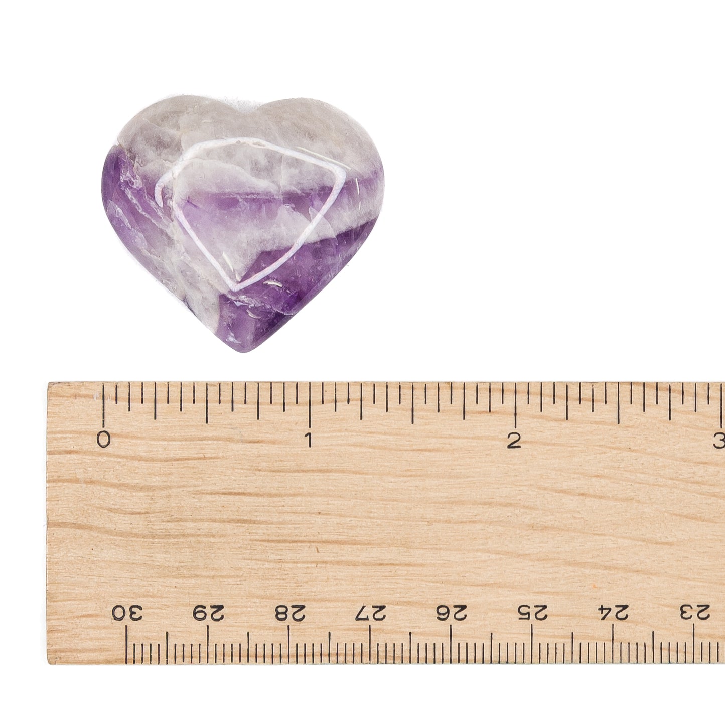 Amethyst - Chevron Heart $25