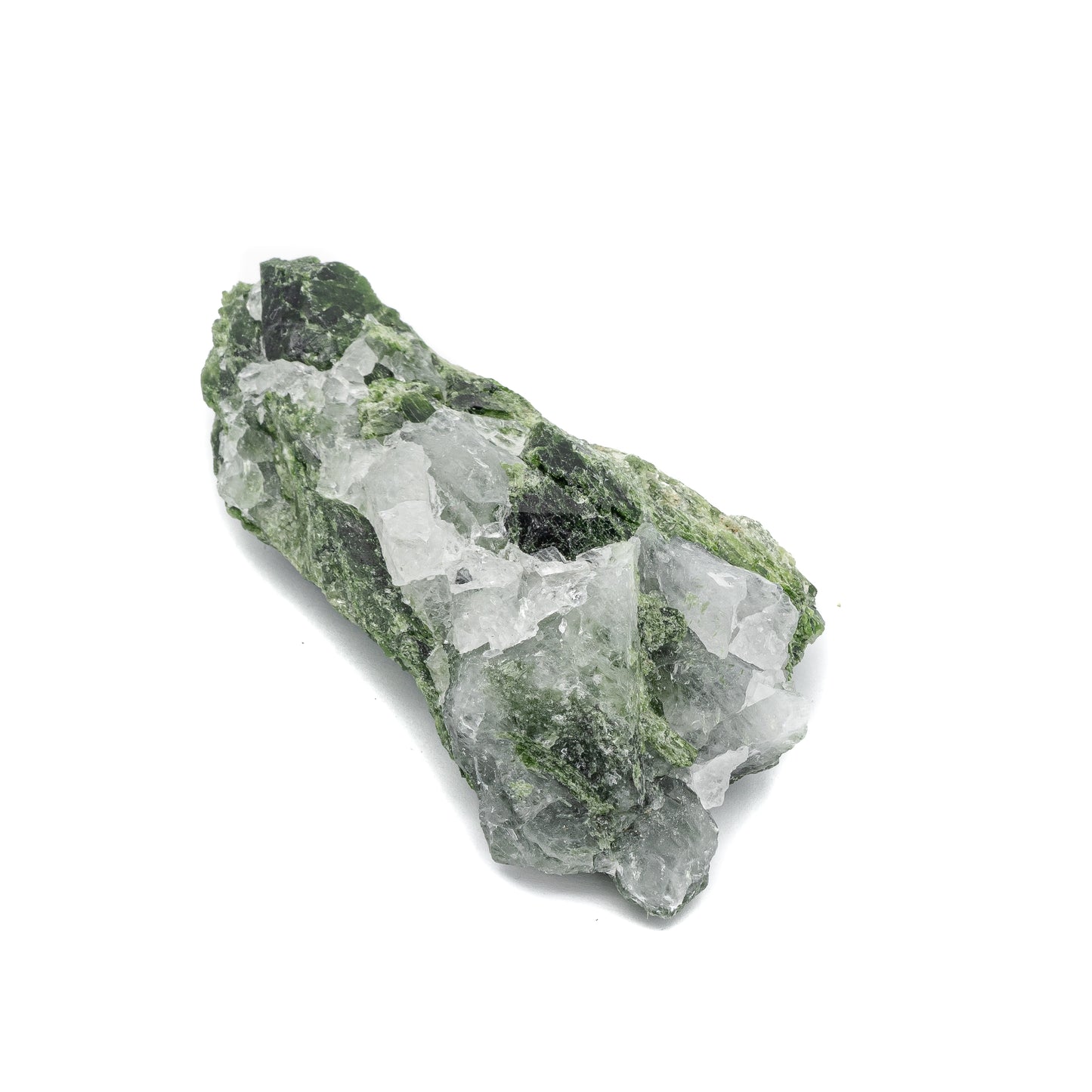 Epidote on Quartz Raw