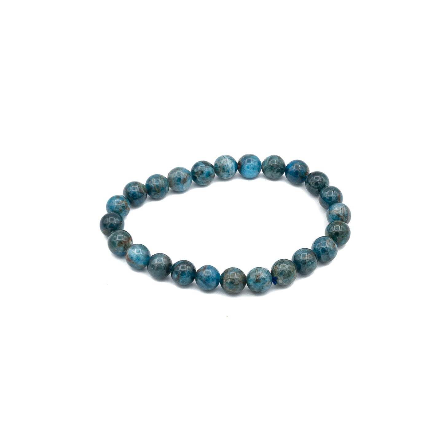 Bracelet - Apatite Blue 8mm - Happy Soul Online