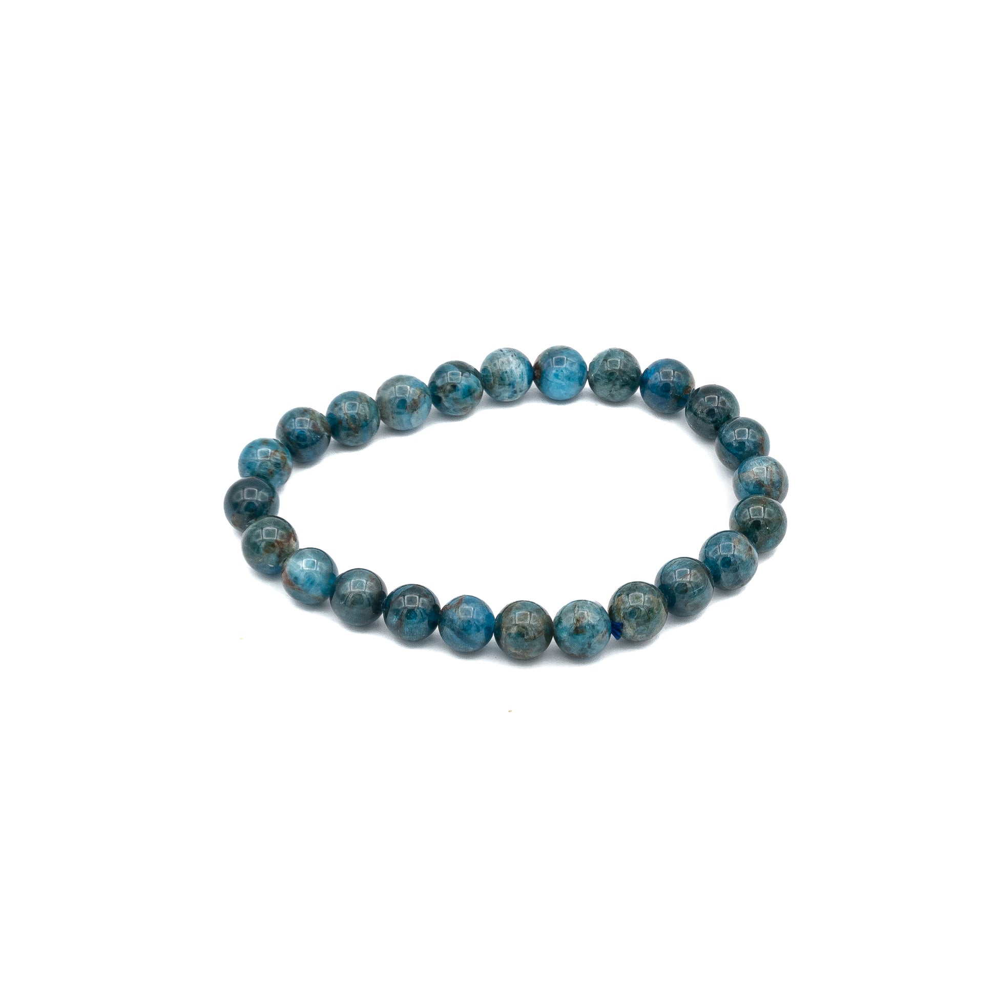 Bracelet - Apatite Blue 8mm - Happy Soul Online
