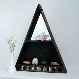 Moon Phase Wooden Cabinet