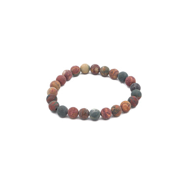 Bracelet - Jasper Picasso Matte 8mm