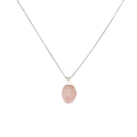 Necklace - Rose Quartz Tumble $25 - Happy Soul Online