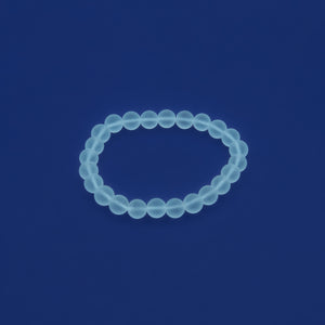 Bracelet - Clear Quartz Matte 8mm