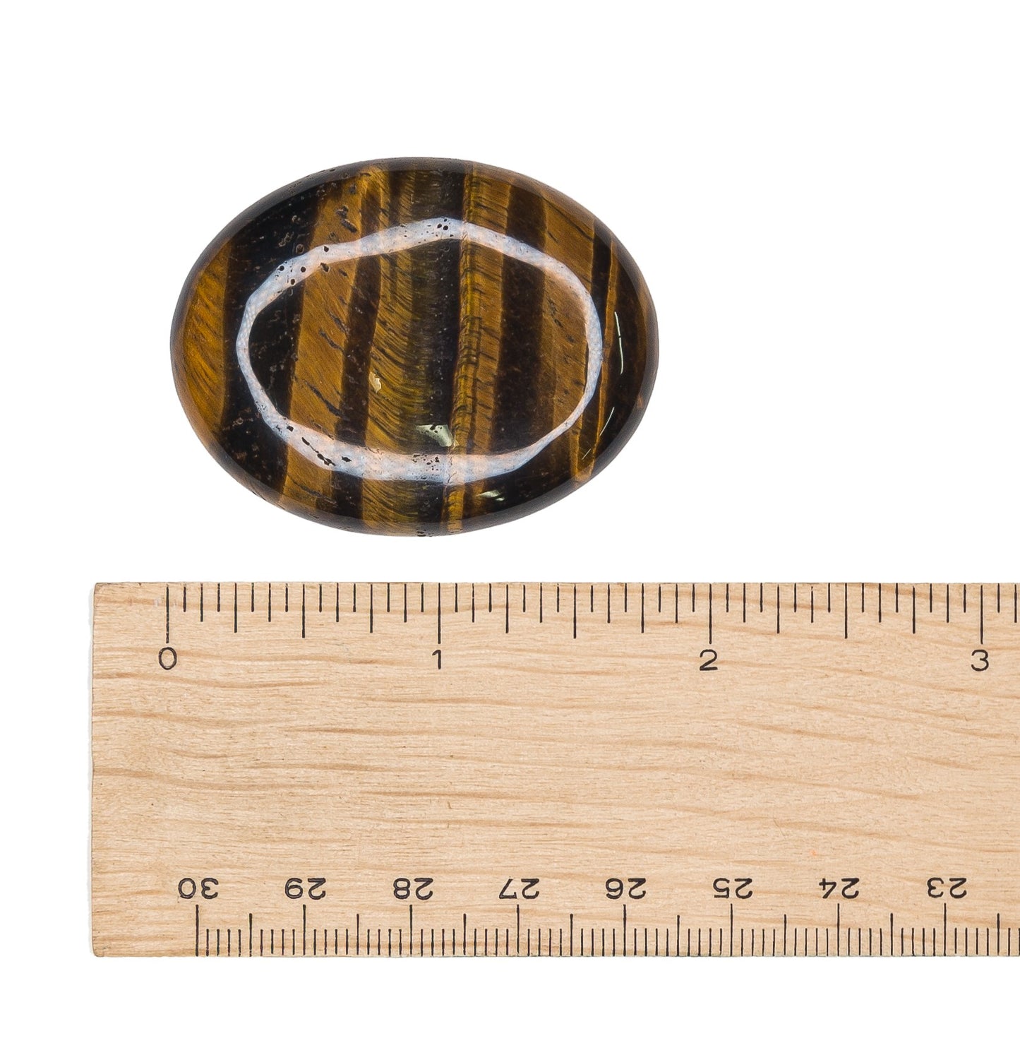 Tiger's Eye Palm Stone JW $20