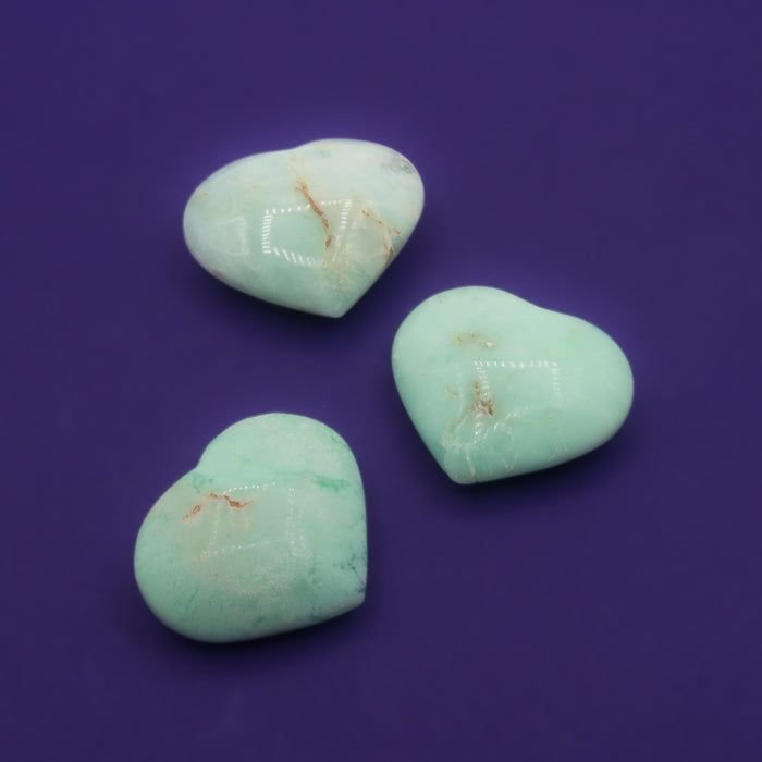 Chrysoprase Heart $25