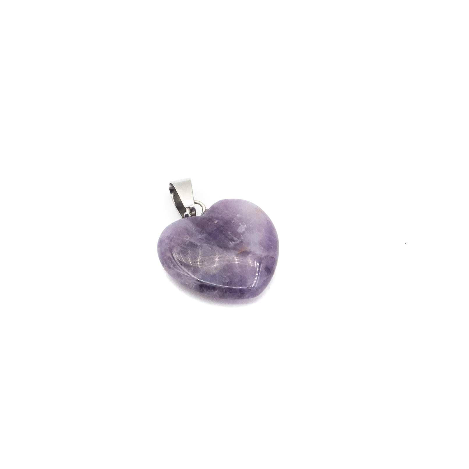 Pendant - Amethyst Heart $15