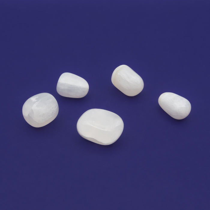 Calcite - White Tumble $3