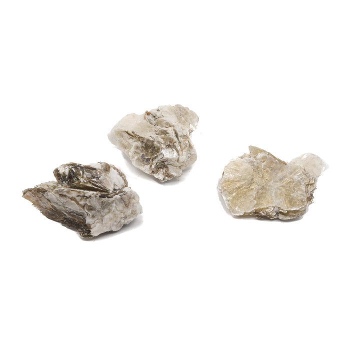 Mica - Yellow Raw Clusters $8