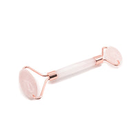 Rose Quartz - Rose Gold Facial Massage Roller