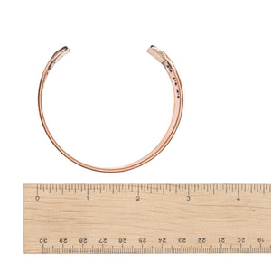 Bracelet - Copper Magnetic Flower of Life $35