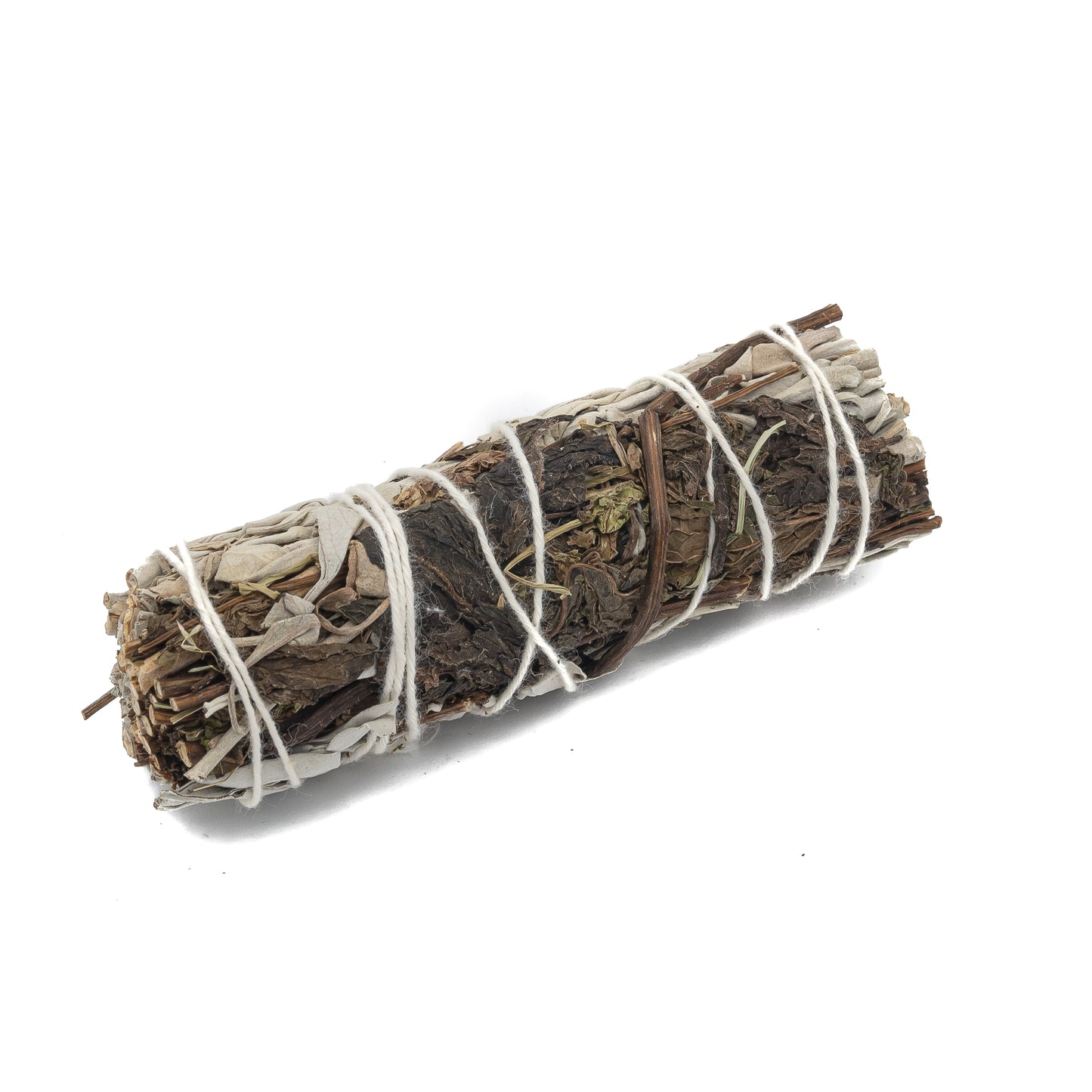 White Sage and Peppermint Bundle 4"