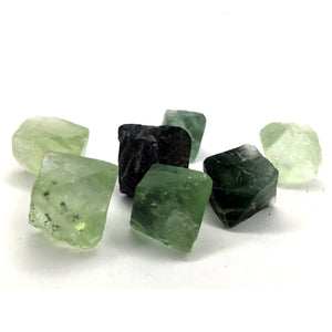 Green Fluorite Octahedrons Crystal - Happy Soul Online
