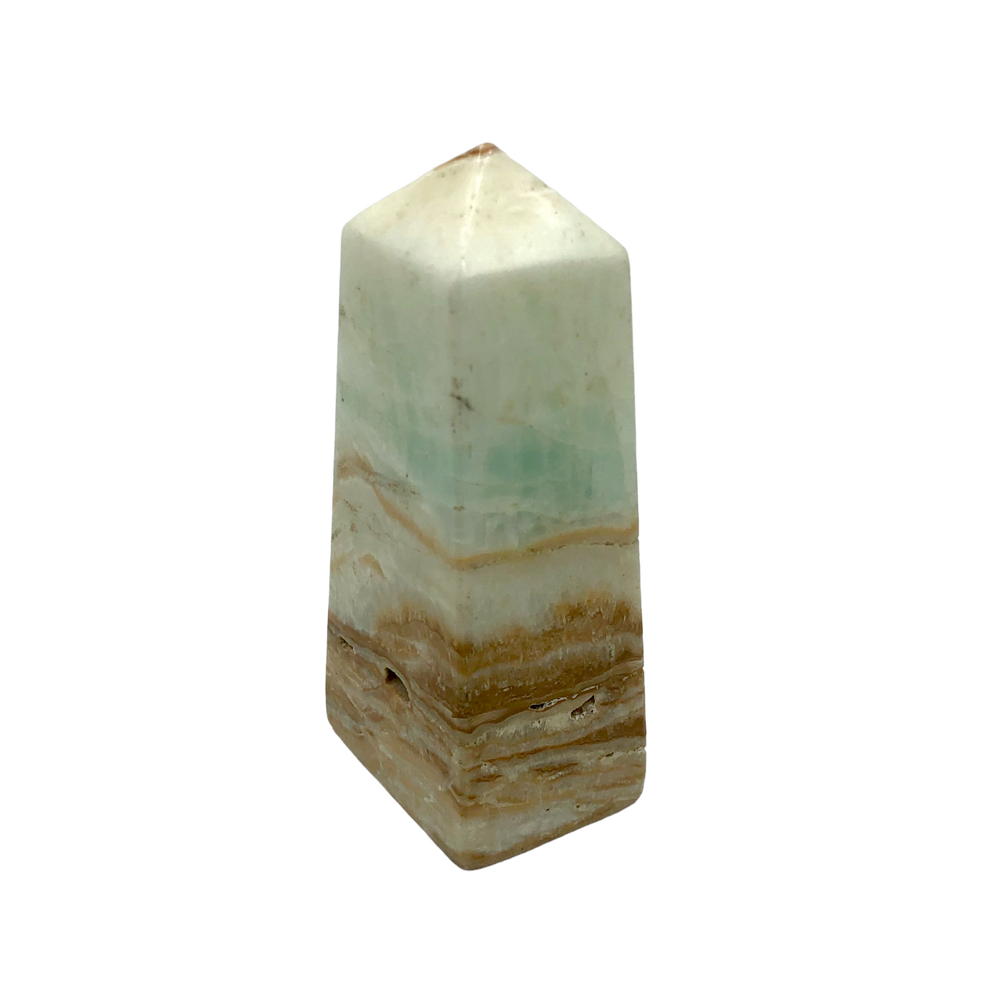 Calcite - Caribbean Blue Obelisk $150