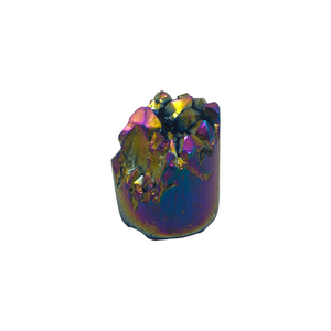 Aura Rainbow Amethyst Round Druzy $45