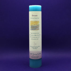 Pillar Candle - Dreams - Reiki Energy Charged (Light Blue) - Happy Soul Online