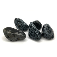 Snowflake Obsidian Tumbled Crystal Happy Soul Online