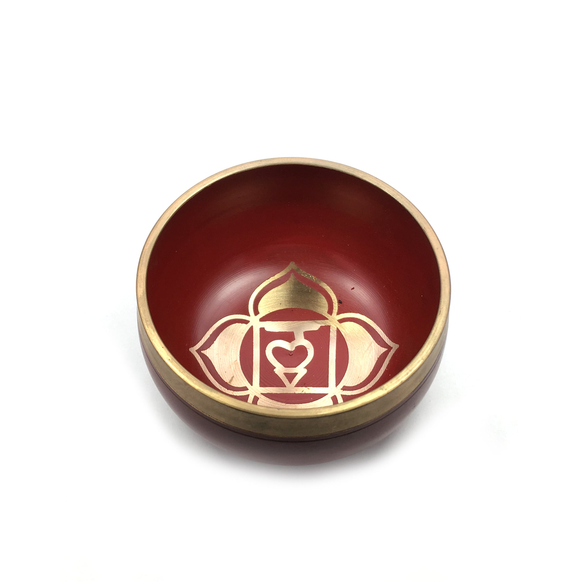 Tibetan Singing Bowl Gift Set - Red (Root/Support Chakra) Happy Soul Online