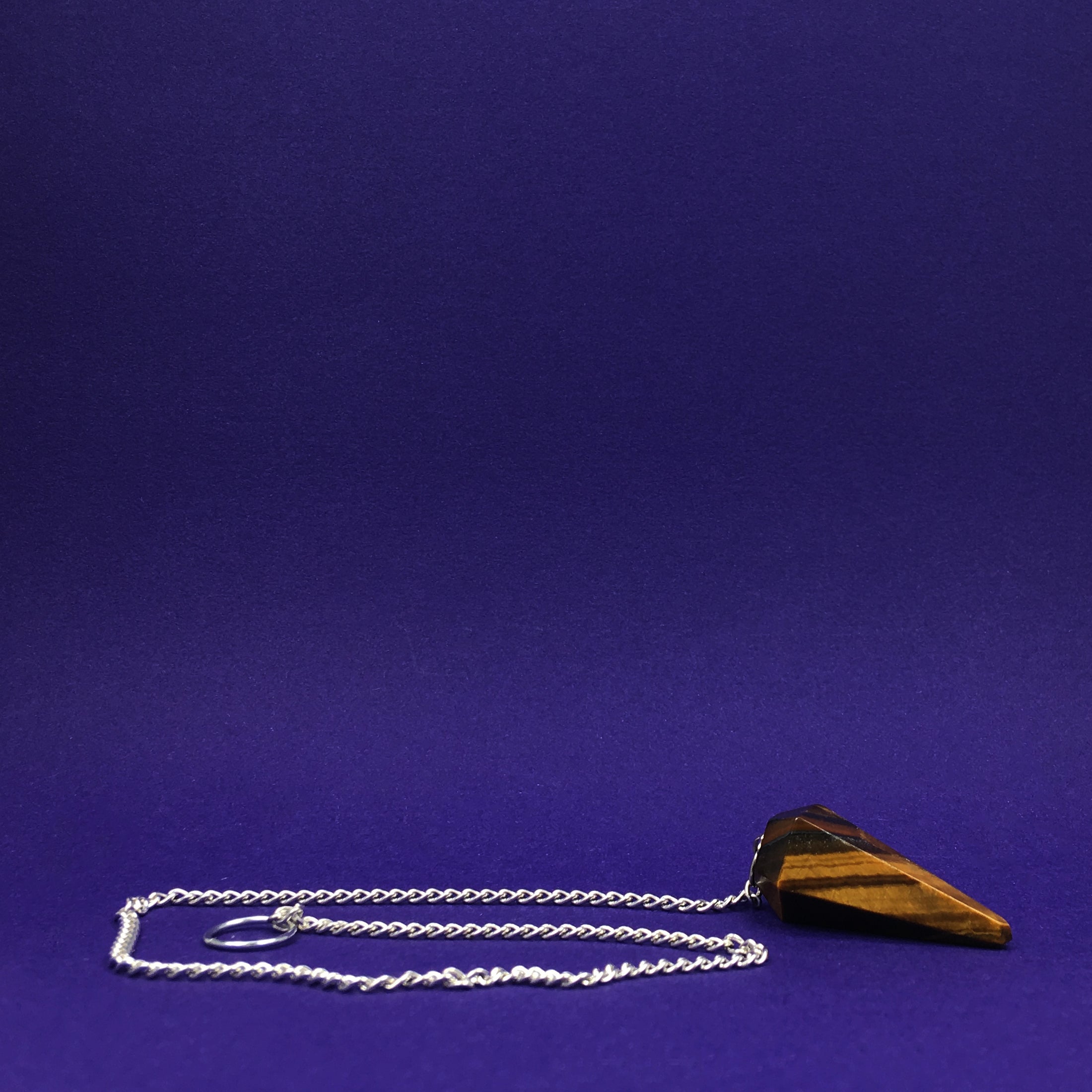 Tiger's Eye Crystal Pendulum Happy Soul Online